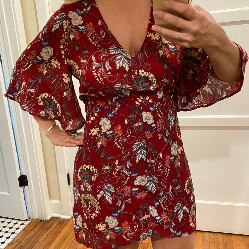 Jealous Tomato floral short dress